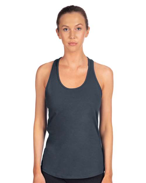 Custom Embroidered Next Level Women's Ideal Racerback Tank 1533 Indigo