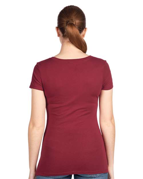 Next Level Women's Ideal V-Neck T-Shirt 1540 Cardinal