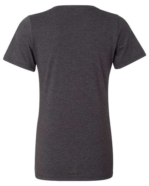 BELLA + CANVAS Women's Relaxed Heather CVC V-Neck Tee 6405CVC Custom Embroidered Business Logo