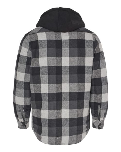 Burnside Quilted Flannel Hooded Jacket 8620