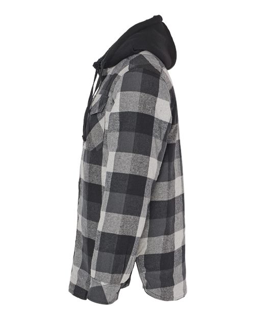 Burnside Quilted Flannel Hooded Jacket 8620