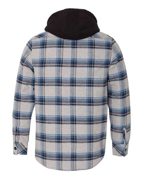 Burnside Quilted Flannel Hooded Jacket 8620