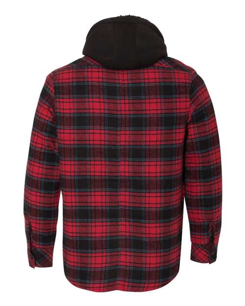 Burnside Quilted Flannel Hooded Jacket 8620