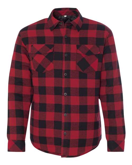 Burnside Quilted Flannel Shirt Jacket 8610
