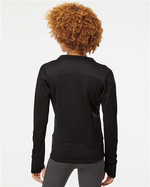 Independent Trading Co. Women's Poly-Tech Full-Zip Track Jacket EXP60PAZ Custom Embroidered Business Logo