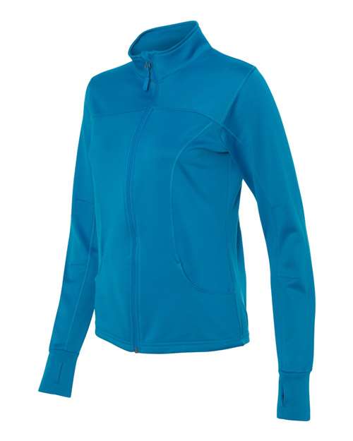 Independent Trading Co. Women's Poly-Tech Full-Zip Track Jacket EXP60PAZ Custom Embroidered Business Logo