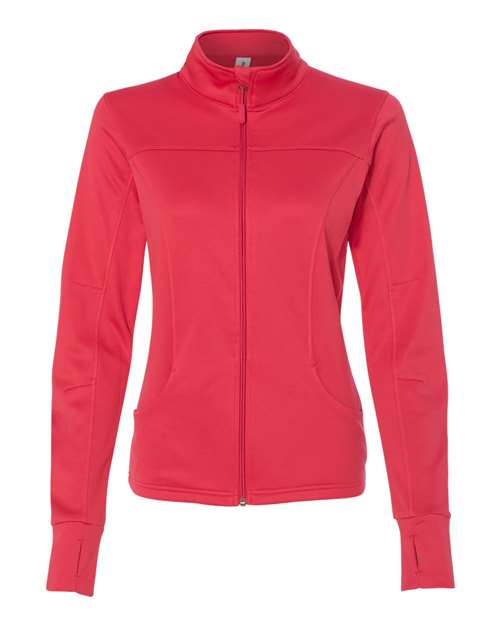 Independent Trading Co. Women's Poly-Tech Full-Zip Track Jacket EXP60PAZ Custom Embroidered Business Logo