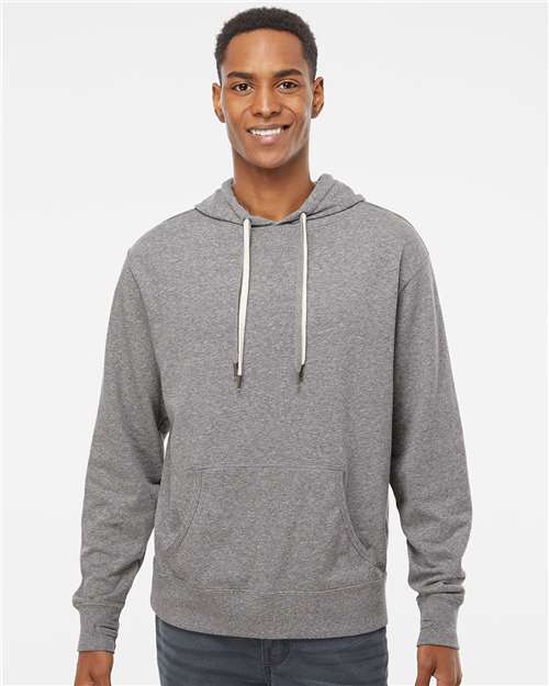 Independent Trading Co. Midweight French Terry Hooded Sweatshirt PRM90HT Custom Embroidered Business Logo