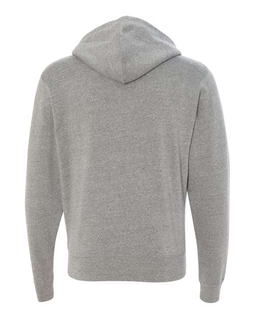 J. America Triblend Full-Zip Hooded Sweatshirt 8872