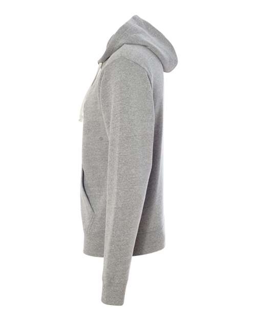 J. America Triblend Full-Zip Hooded Sweatshirt 8872