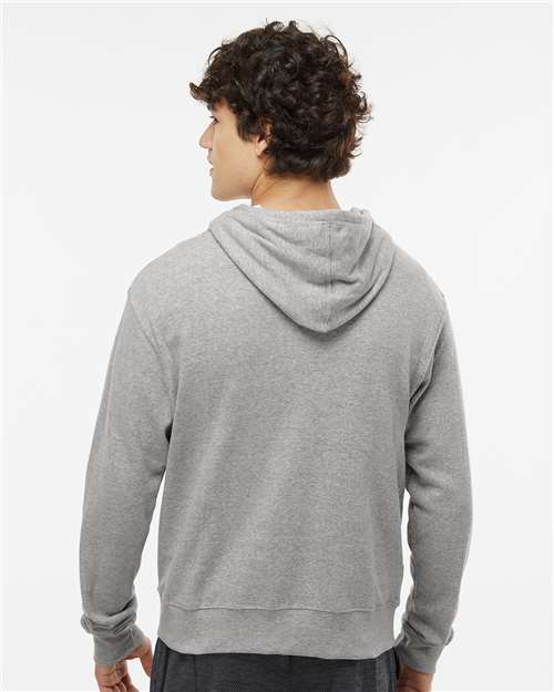 J. America Triblend Full-Zip Hooded Sweatshirt 8872