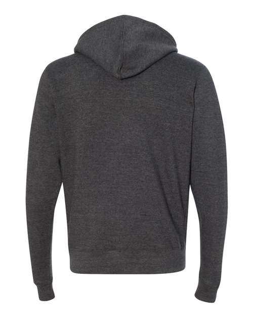 J. America Triblend Full-Zip Hooded Sweatshirt 8872