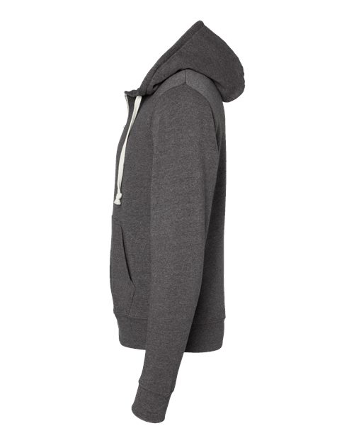 J. America Triblend Full-Zip Hooded Sweatshirt 8872