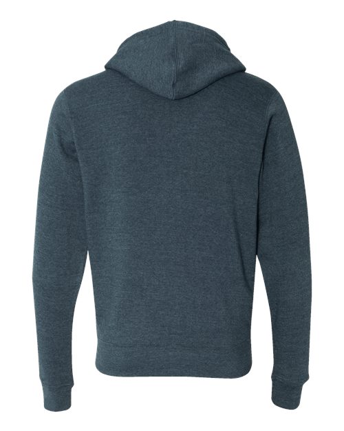 J. America Triblend Full-Zip Hooded Sweatshirt 8872