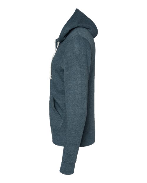 J. America Triblend Full-Zip Hooded Sweatshirt 8872