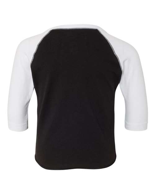 Rabbit Skins Toddler Baseball Fine Jersey Three-Quarter Sleeve Tee 3330