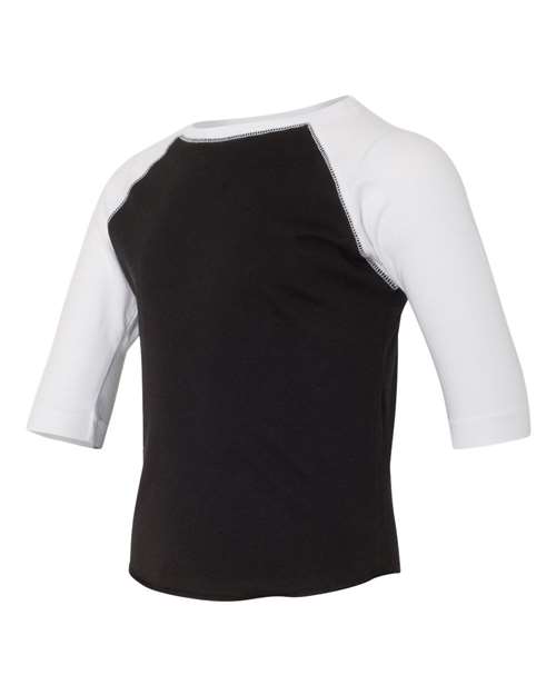 Rabbit Skins Toddler Baseball Fine Jersey Three-Quarter Sleeve Tee 3330