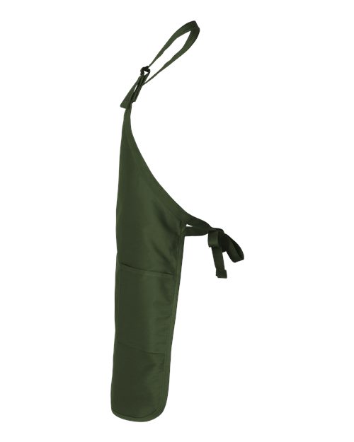 Q-Tees Full-Length Apron with Pockets Q4350 Custom Embroidered Business Logo
