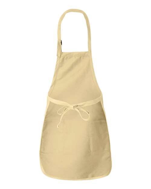 Q-Tees Full-Length Apron with Pockets Q4350 Custom Embroidered Business Logo