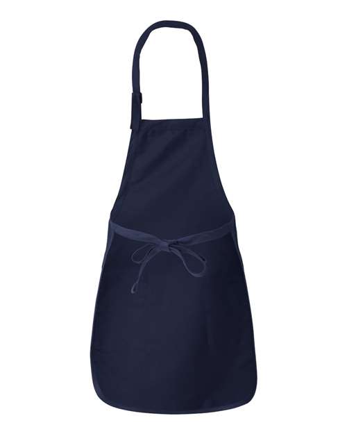 Q-Tees Full-Length Apron with Pockets Q4350 Custom Embroidered Business Logo