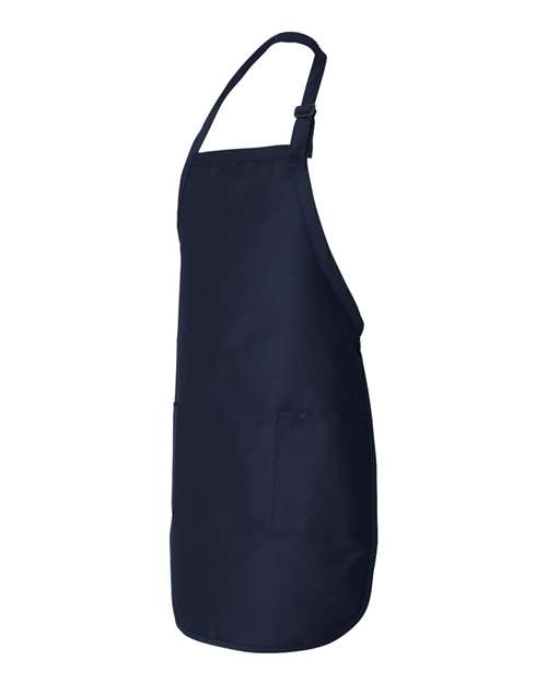 Q-Tees Full-Length Apron with Pockets Q4350 Custom Embroidered Business Logo