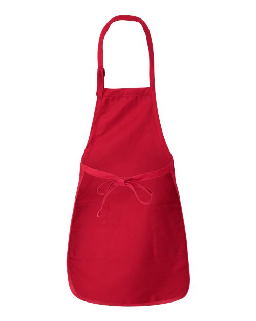 Q-Tees Full-Length Apron with Pockets Q4350 Custom Embroidered Business Logo