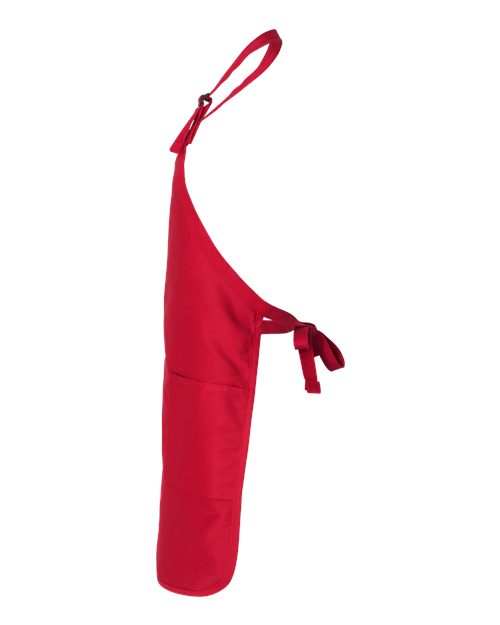 Q-Tees Full-Length Apron with Pockets Q4350 Custom Embroidered Business Logo