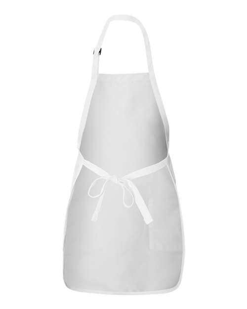 Q-Tees Full-Length Apron with Pockets Q4350 Custom Embroidered Business Logo