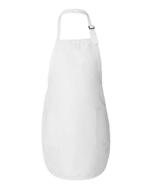 Q-Tees Full-Length Apron with Pockets Q4350 Custom Embroidered Business Logo