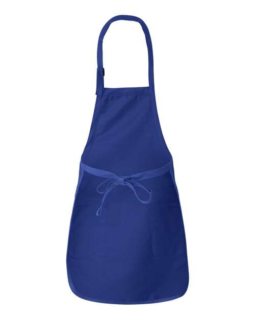 Q-Tees Full-Length Apron with Pockets Q4350 Custom Embroidered Business Logo