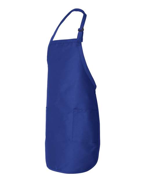 Q-Tees Full-Length Apron with Pockets Q4350 Custom Embroidered Business Logo