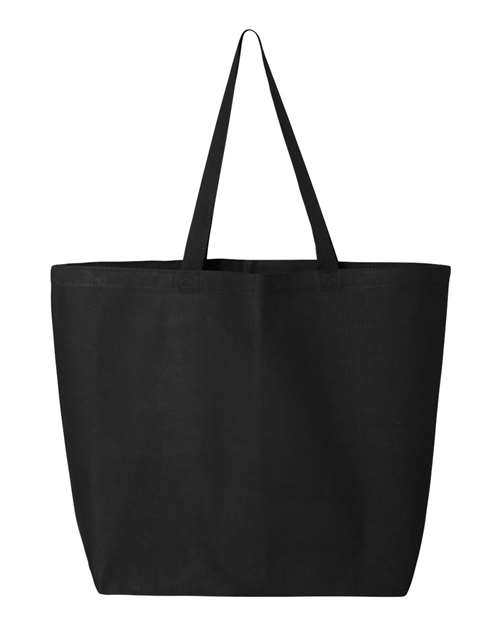Q-Tees 25L Jumbo Tote Q600 Custom Embroidered Business Logo