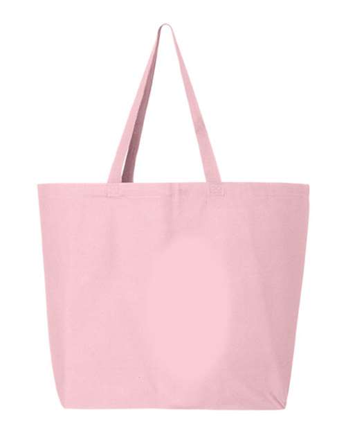 Q-Tees 25L Jumbo Tote Q600 Custom Embroidered Business Logo
