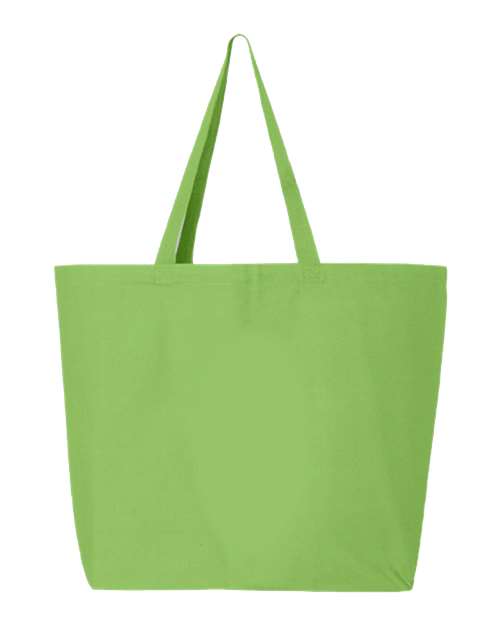 Q-Tees 25L Jumbo Tote Q600 Custom Embroidered Business Logo