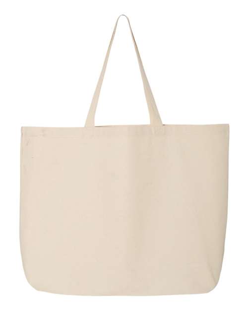 Q-Tees 25L Jumbo Tote Q600 Custom Embroidered Business Logo