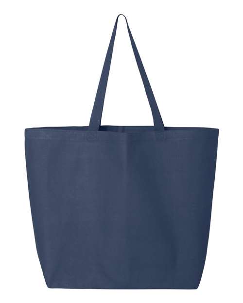 Q-Tees 25L Jumbo Tote Q600 Custom Embroidered Business Logo