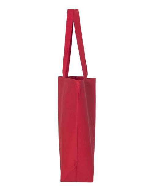 Q-Tees 25L Jumbo Tote Q600 Custom Embroidered Business Logo