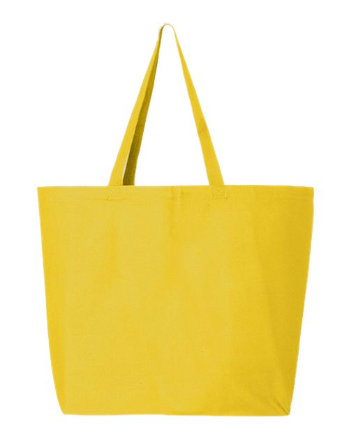 Q-Tees 25L Jumbo Tote Q600 Custom Embroidered Business Logo