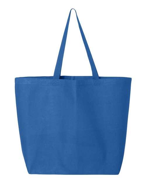 Q-Tees 25L Jumbo Tote Q600 Custom Embroidered Business Logo