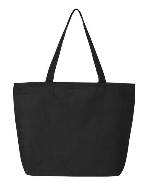 Q-Tees 25L Jumbo Tote Q600 Custom Embroidered Business Logo