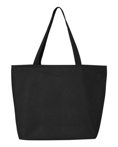Q-Tees 25L Jumbo Tote Q600 Custom Embroidered Business Logo