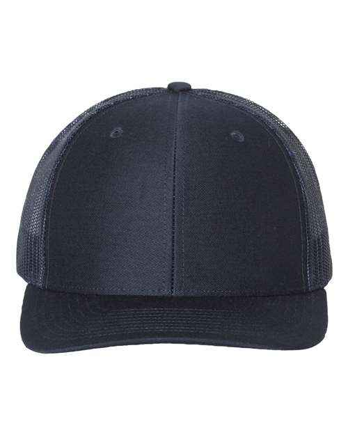 Richardson Snapback Trucker Cap 112 Mink Beige/ Charcoal/ Amber Gold Custom Embroidered Business Logo