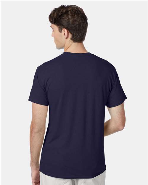 Hanes Perfect-T Triblend T-Shirt 42TB Navy Triblend