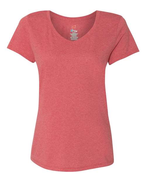 Hanes Perfect-T Women’s Triblend V-Neck T-Shirt 42VT