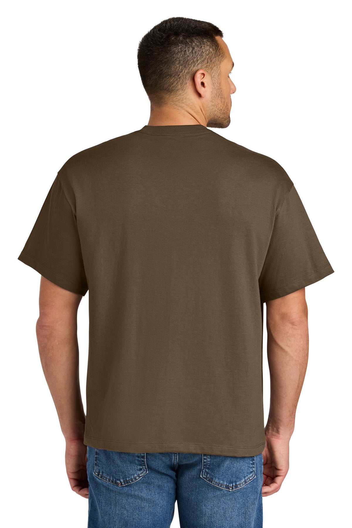 Custom Embroidered Hanes Beefy-T Retro Street Tee 5180R,Army Brown