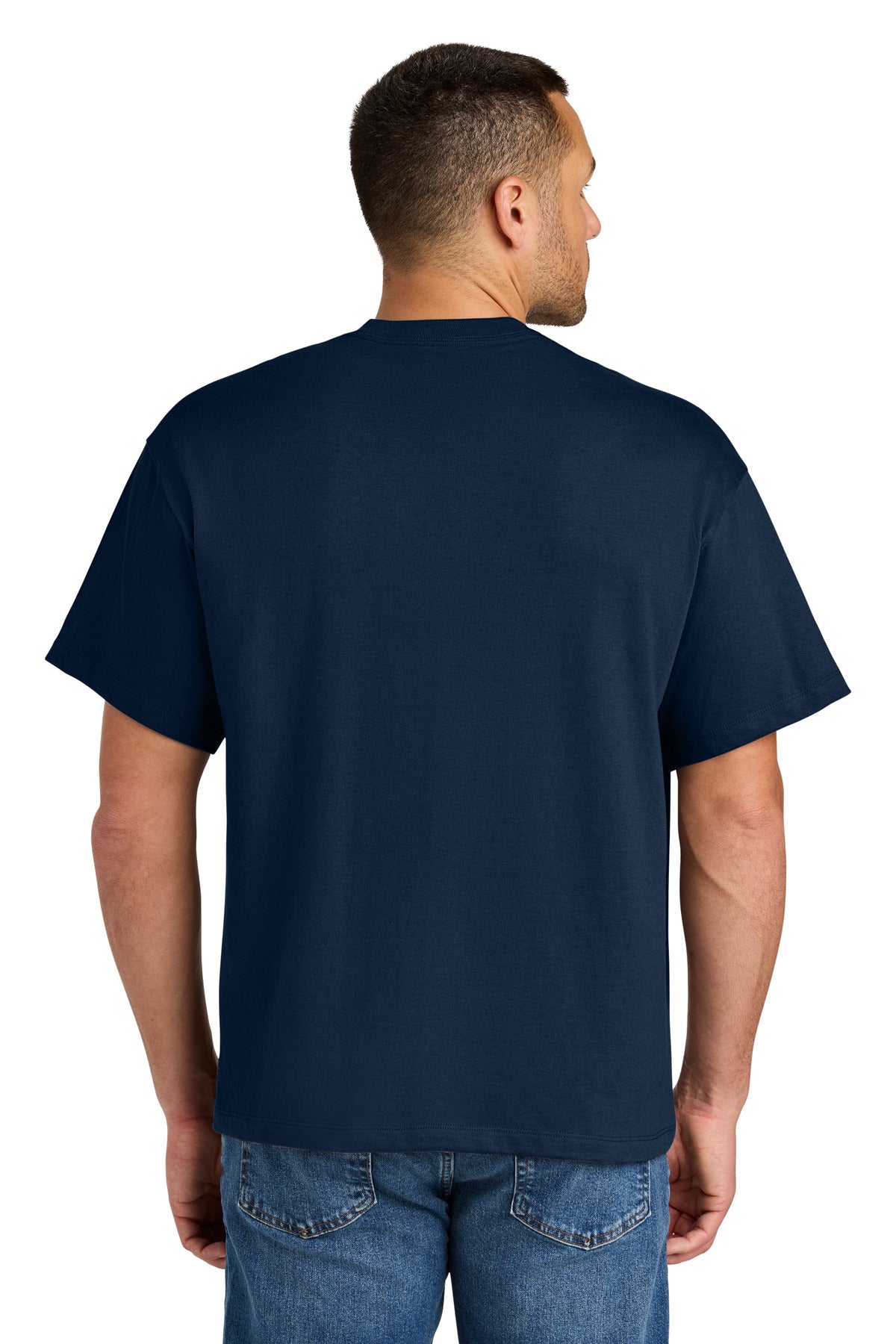 Custom Embroidered Hanes Beefy-T Retro Street Tee 5180R,Athletic Navy