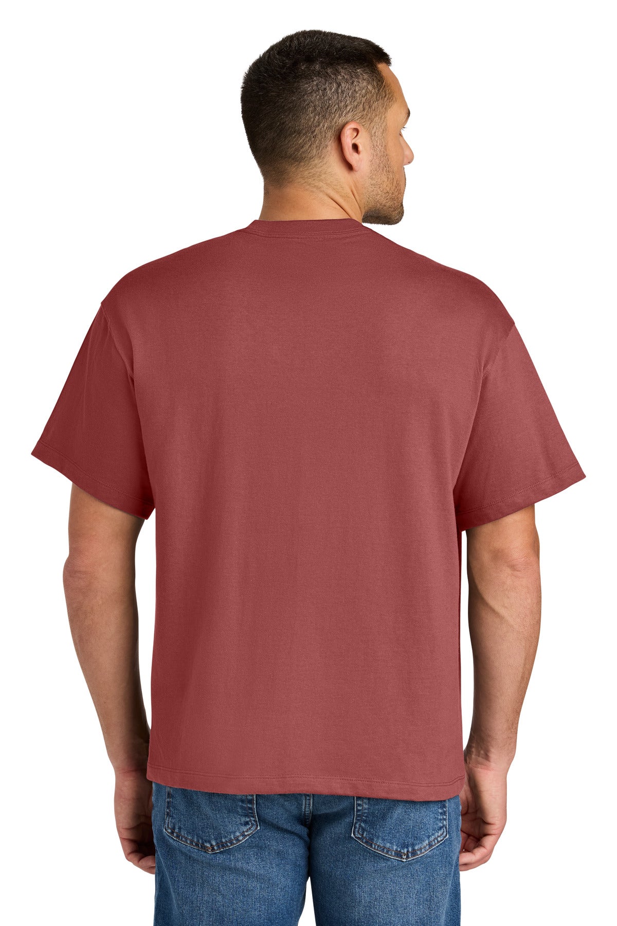 Custom Embroidered Hanes Beefy-T Retro Street Tee 5180R,Picante Pink