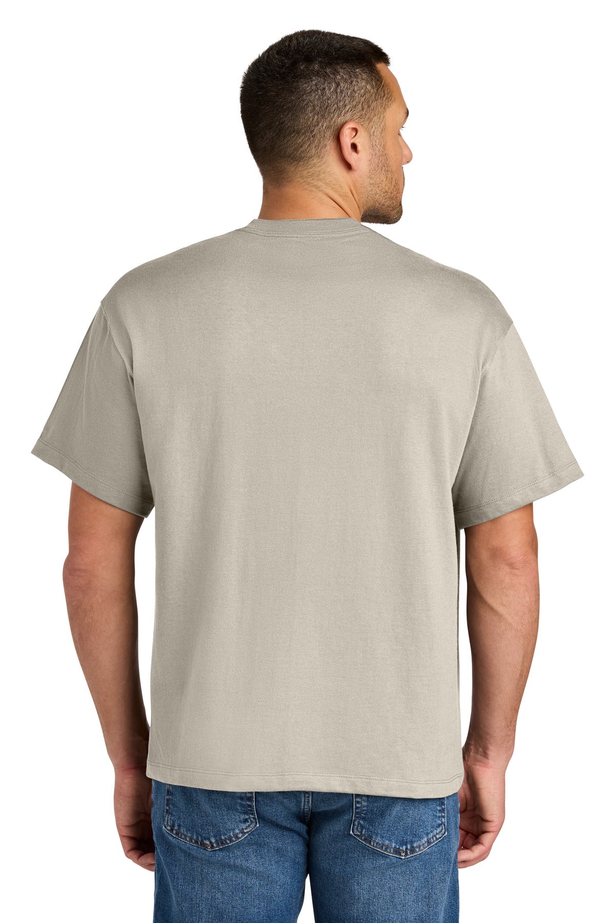 Custom Embroidered Hanes Beefy-T Retro Street Tee 5180R,Sand