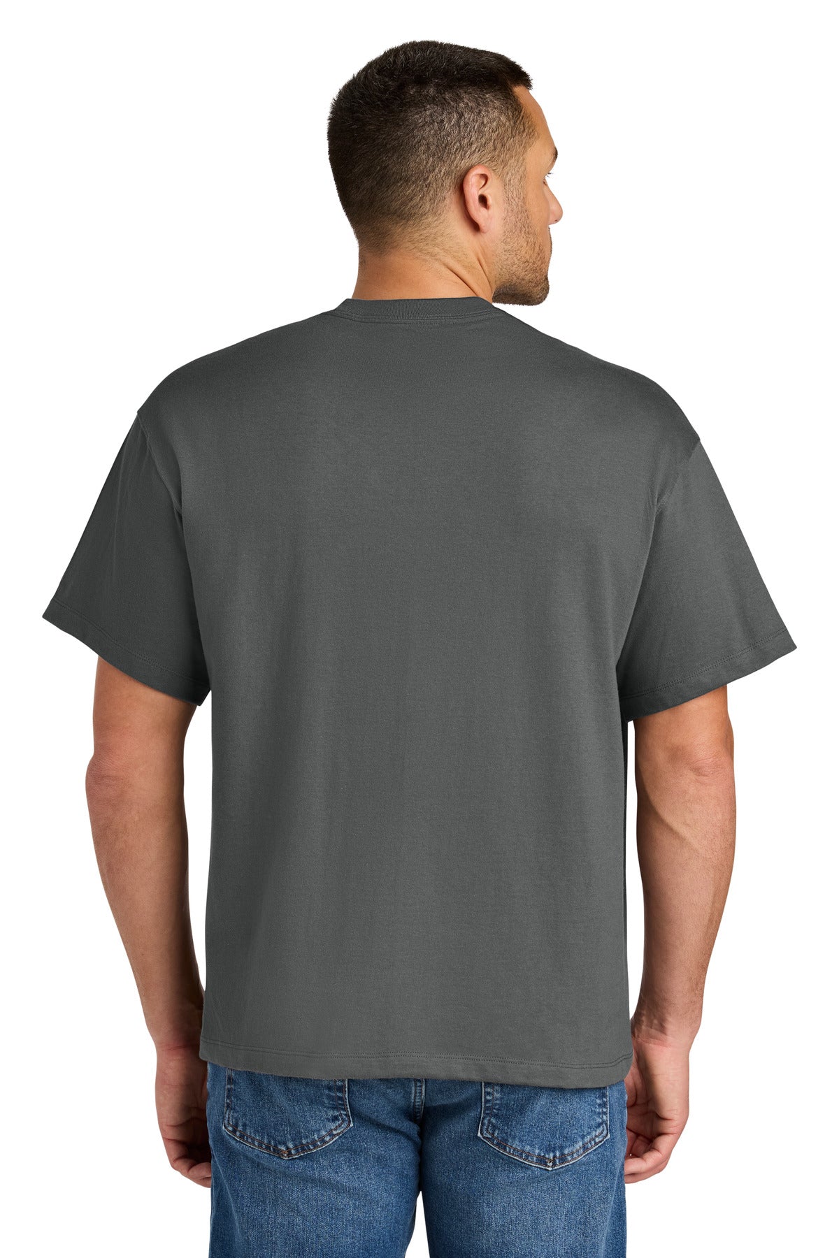 Custom Embroidered Hanes Beefy-T Retro Street Tee 5180R,Smoke Gray
