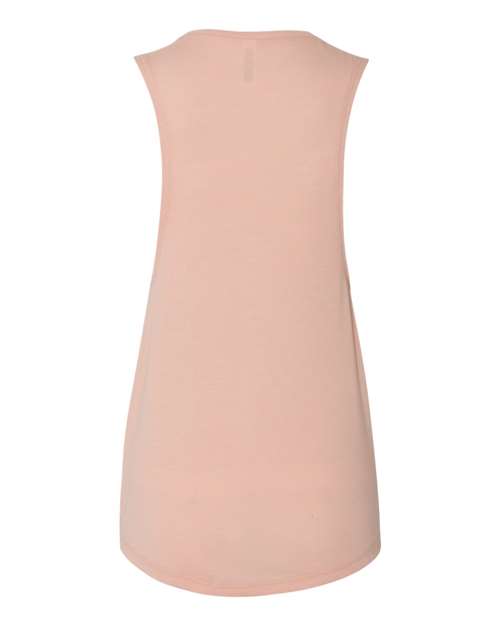 BELLA + CANVAS Women's Flowy Scoop Muscle Tank 8803 Peach